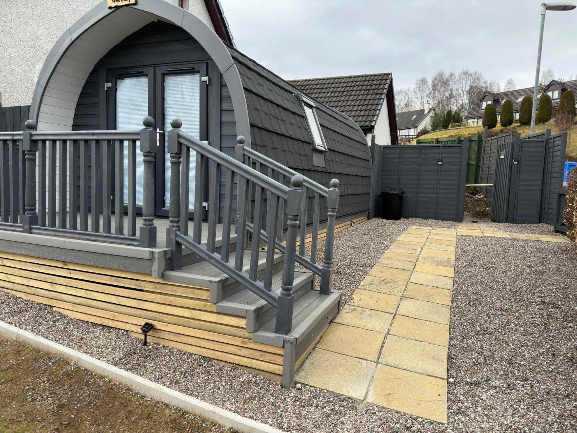 Ferienwohnung Bonny Wee Snug - Pod In Spean Bridge Exterior foto